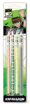 Карандаши чернографитные Action! Ben10 4 шт BT-ALP115/4 BT-ALP115/4