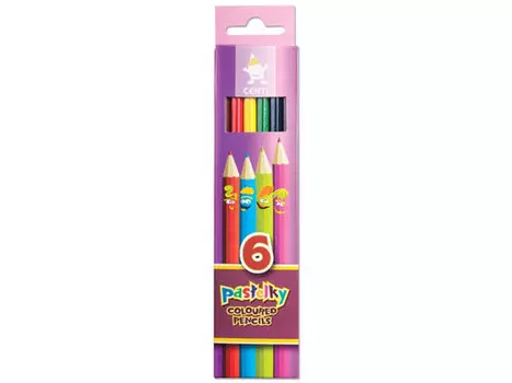 Карандаши цветные KOH-I-NOOR "Centi", 6 цветов, грифель 2,65 мм, заточенные, европодвес