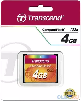 Карта памяти Compact Flash 4Gb Transcend 