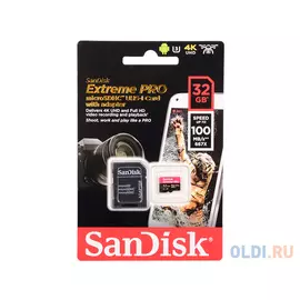 Карта памяти Micro SDHC 32Gb Class 10 Sandisk SDSQXCG-032G-GN6MA