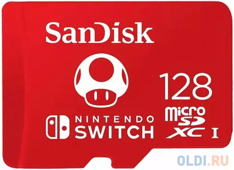 Карта памяти microSDXC 128 ГбGb SanDisk Nintendo Switch