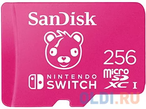 Карта памяти microSDXC 256 ГбGb SanDisk Nintendo Switch