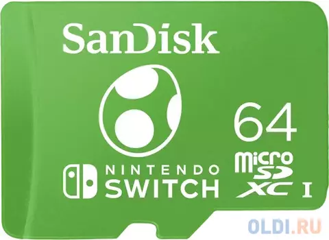 Карта памяти microSDXC 64 ГбGb SanDisk Nintendo Switch