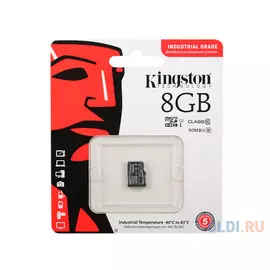 Карта памяти MicroSDHC 8GB Kingston Class 10 U1 UHS-I MLC (SDCIT/8GBSP)