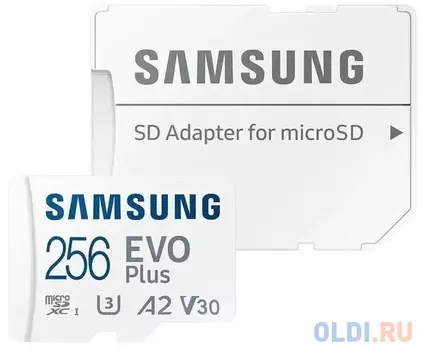 Карта памяти microSDXC 256 ГбGb Samsung EVO Plus