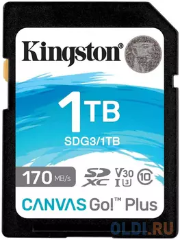 Карта памяти SD XC 1000 ГбGb Kingston Canvas Go! Plus