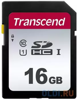 Карта памяти SDHC 16Gb Transcend S300 Class10 UHS-1, U1 [TS16GSDC300S]