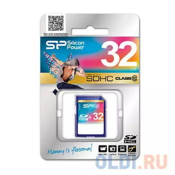 Карта памяти SDHC 32Gb Silicon Power Class10