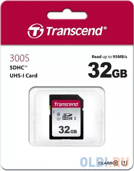 Карта памяти SDHC 32Gb Transcend S300 Class10 UHS-1, U1 [TS32GSDC300S]