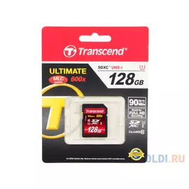 Карта памяти SDXC 128GB Class 10 Transcend TS128GSDXC10U1