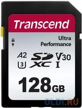 Карта памяти SD XC 128 ГбGb Transcend 340S