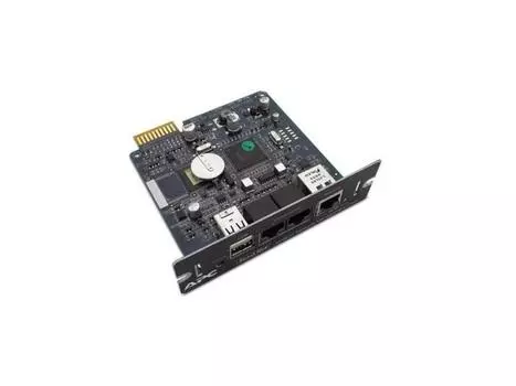Карта сетевого управления и контроля окружающей среды для ИБП APC UPS Network Management Card 2 with Env. Monitoring (HTTPS/SSL, SSH (up to 2048-bit e