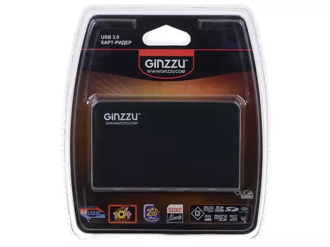 Картридер Ginzzu GR-336B Black