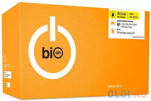 Картридж Bion BCR-W2072A 700стр Желтый
