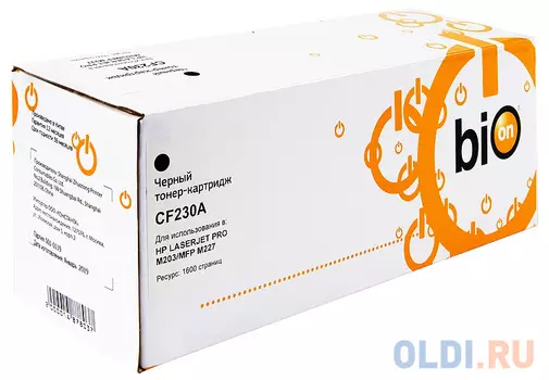 Картридж Bion CF230A 1600стр Черный