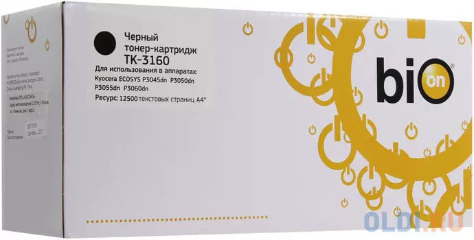 Картридж Bion TK-3160 12500стр Черный