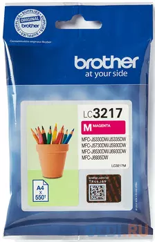 Картридж BROTHER LC3217M MFC-J6930DW красный