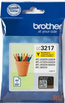 Картридж BROTHER LC3217Y MFC-J6930DW желтый
