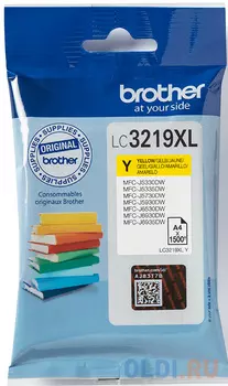 Картридж BROTHER LC3219XLY MFC-J6930DW увеличенный желтый