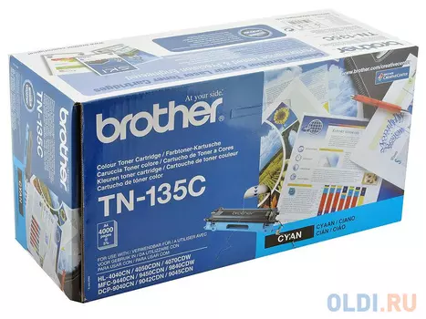 Картридж Brother TN-135C 5000стр Голубой