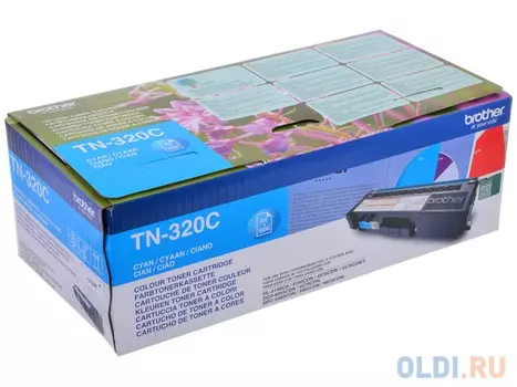 Картридж Brother TN-320C 2500стр Голубой