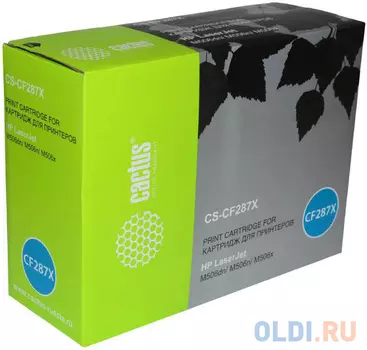 Картридж Cactus CF287X 18000стр Черный