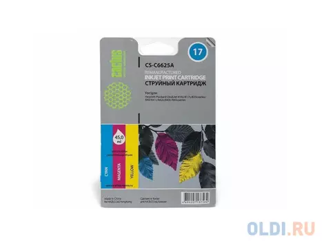 Картридж Cactus CS-C6625A №17 для HP DeskJet 816c/817C/825c series/840/841c/842c/843c/845c series цв