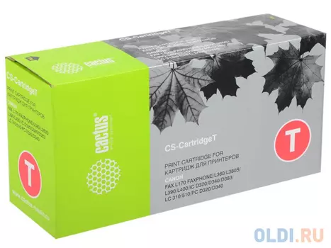 Картридж Cactus CS-CartridgeT для Canon Fax L170 Faxphone L380 L380S L390 L400 IC D320 D340 D383 LC