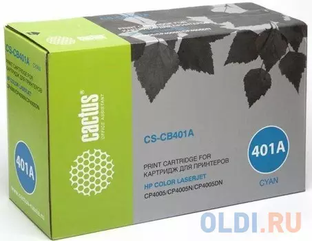 Картридж Cactus CS-CB401AR 7500стр Голубой