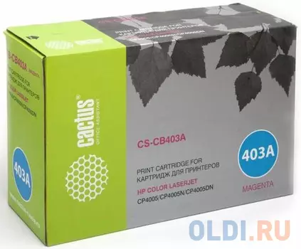 Картридж Cactus CS-CB403AR 7500стр Пурпурный