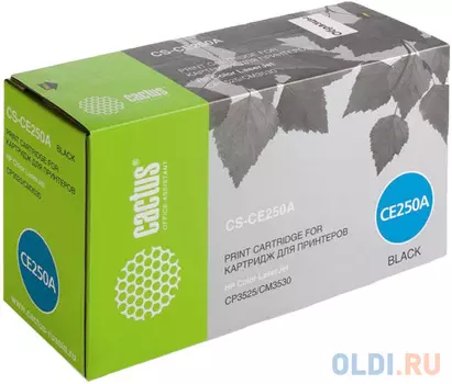 Картридж Cactus CS-CE250AR 5000стр Черный