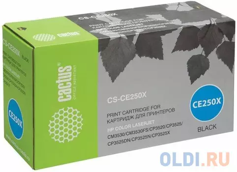 Картридж Cactus CS-CE250XV 10500стр Черный