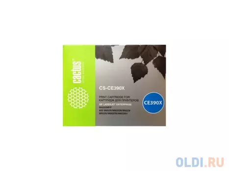 Картридж Cactus CS-CE390X 24000стр Черный
