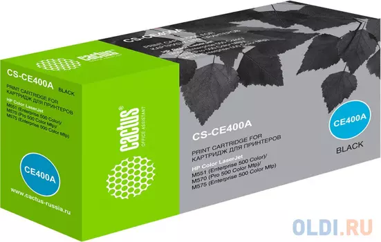 Картридж Cactus CS-CE400A 5500стр Черный