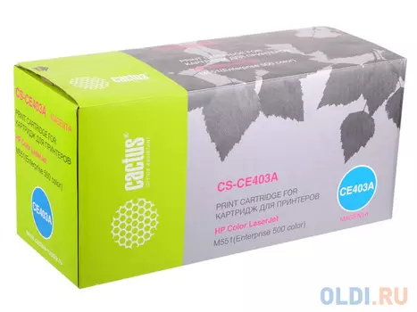 Картридж Cactus CS-CE403A CS-CE403A 6000стр Пурпурный