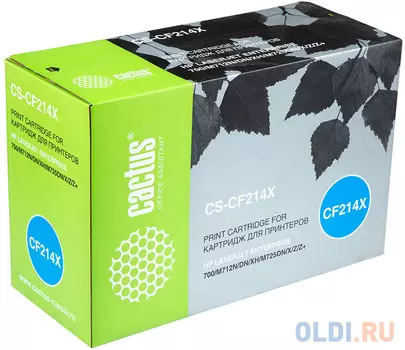 Картридж Cactus CS-CF214XV для HP LJ 700/M712 черный 17500стр