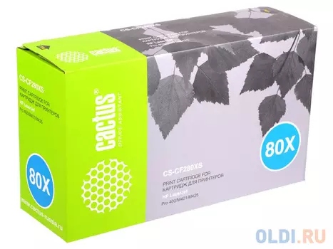 Картридж Cactus CS-CF280X 6900стр Черный