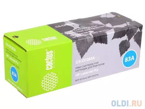 Картридж Cactus CS-CF283A 2500стр Черный