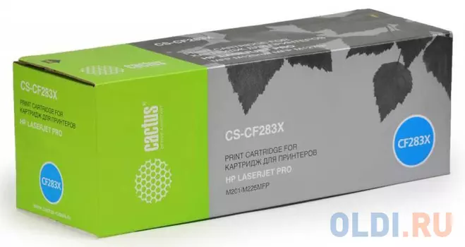 Тонер Cactus CS-CF283X 2200стр Черный