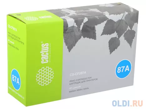 Картридж Cactus CS-CF287A 9000стр Черный