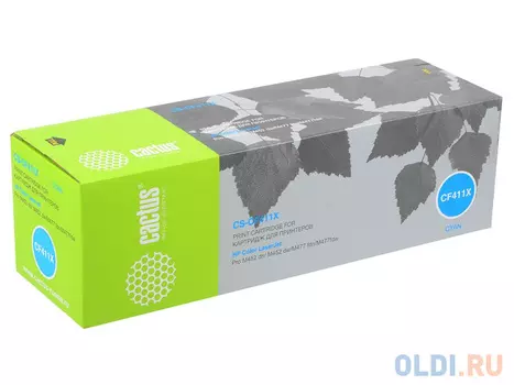 Картридж Cactus CS-CF411X 5000стр Голубой