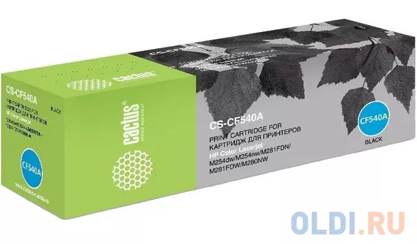 Картридж Cactus CS-CF540A 1400стр Черный