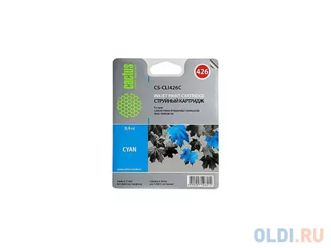 Картридж Cactus CS-CLI426C CS-CLI426C 800стр Голубой
