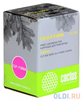 Картридж Cactus CS-CLP-Y300A 1000стр Желтый