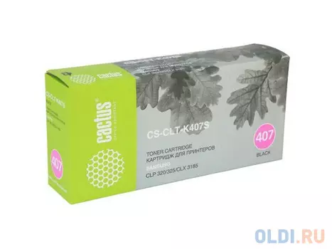 Картридж Cactus CS-CLT-K407S 1500стр Черный