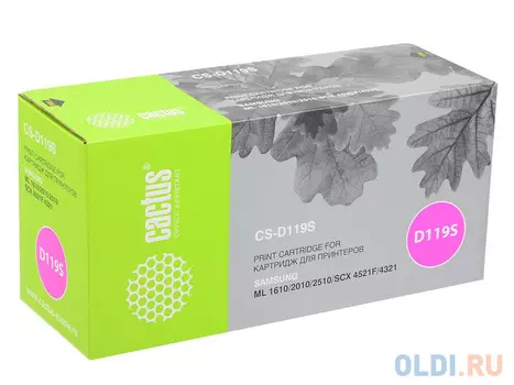 Картридж Cactus CS-D119S 2000стр Черный