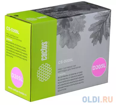 Картридж Cactus CS-D205L 5000стр Черный