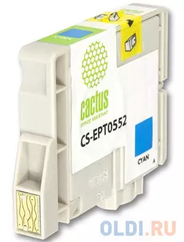 Картридж Cactus CS-EPT0552 300стр Голубой