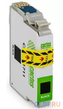 Картридж Cactus CS-EPT1711 для Epson Expression Home XP-33 103 203 207 303 306 403 406 черный