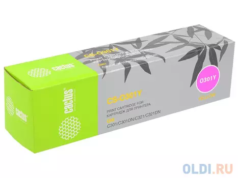 Картридж Cactus CS-O301Y 1500стр Желтый